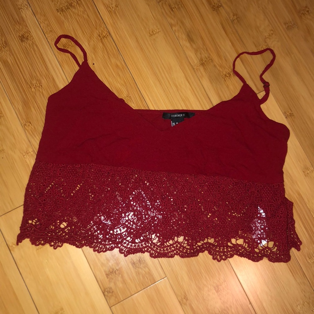 cropped tank top
